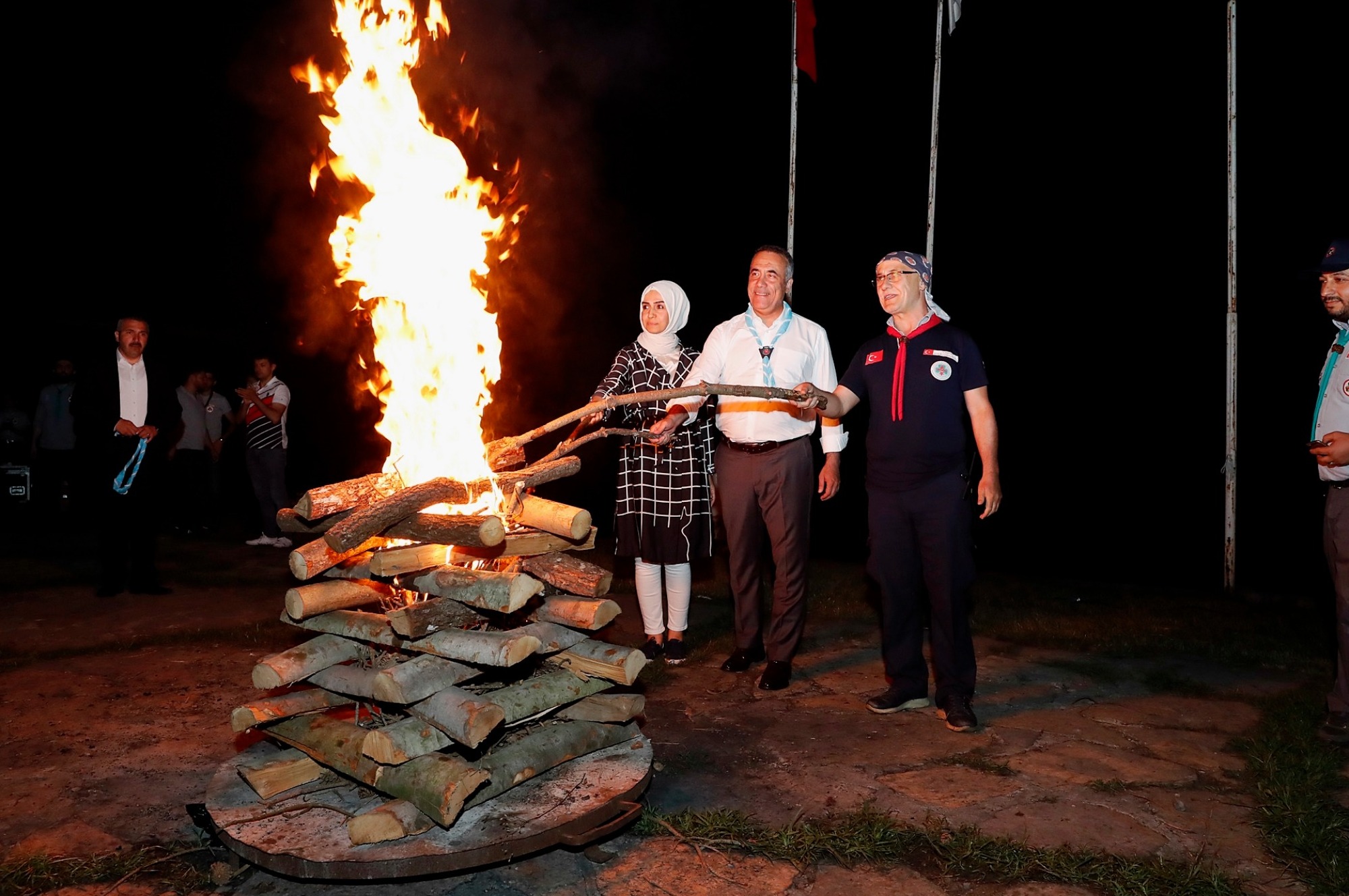 Sultangazili İzciler'den Veda ateşi